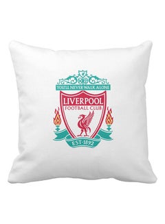 Liverpool FC Printed Pillow White/Green/Red 40x40cm
