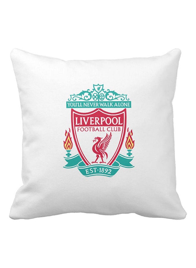 One Piece - Liverpool FC Printed Pillow White/Green/Red 40x40cm - Image 1