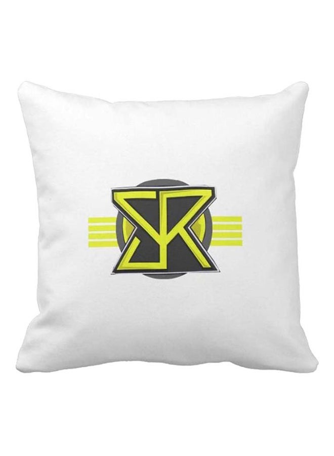 One Piece Seth Rollins Printed Pillow White/Black/Green 40x40cm - Image 1