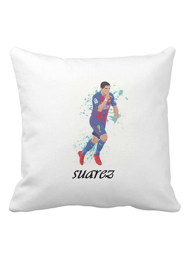 One Piece Suarez Printed Pillow White/Red/Blue 40x40cm - Image 1