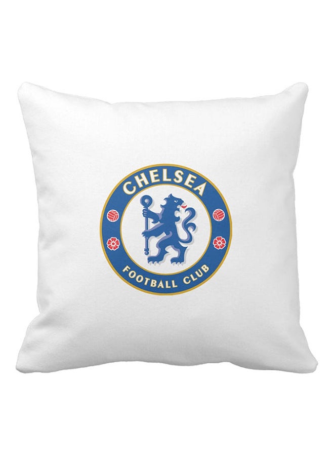 One Piece Chelsea FC Printed Pillow White/Blue 40x40cm - Image 1