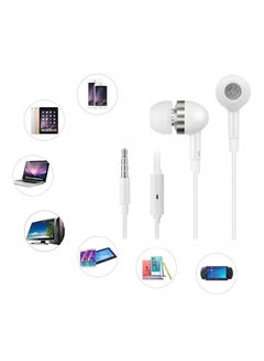 iends Stereo In-Ear Earphones With Mic White  - Image 2