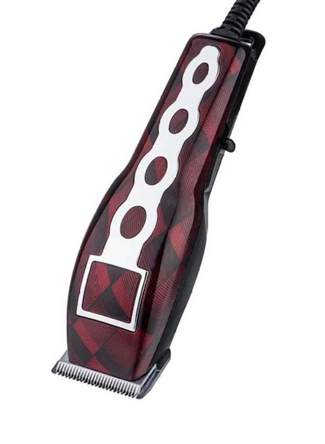 Q8 Professional Electric Hair Clipper Red/White/Black