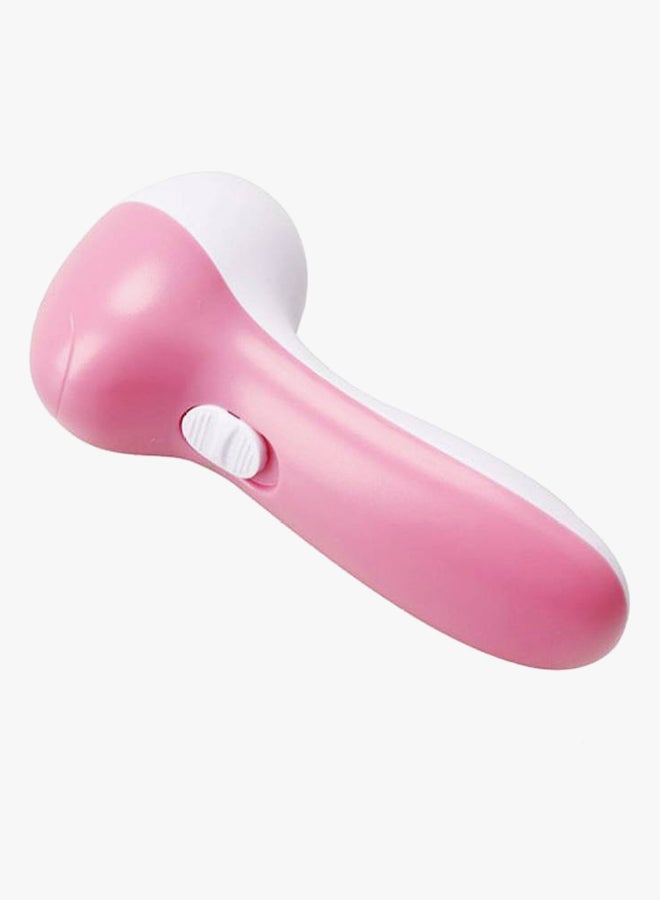 جهاز تدليك الوجه متعدد الوظائف 5 في 1 أبيض/ وردي - Image 2