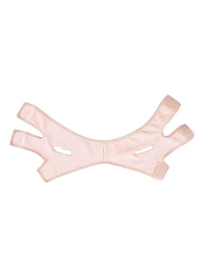 Generic Face Chin Cheek Lift Up Slim Mask Ultra Thin Belt Beige 