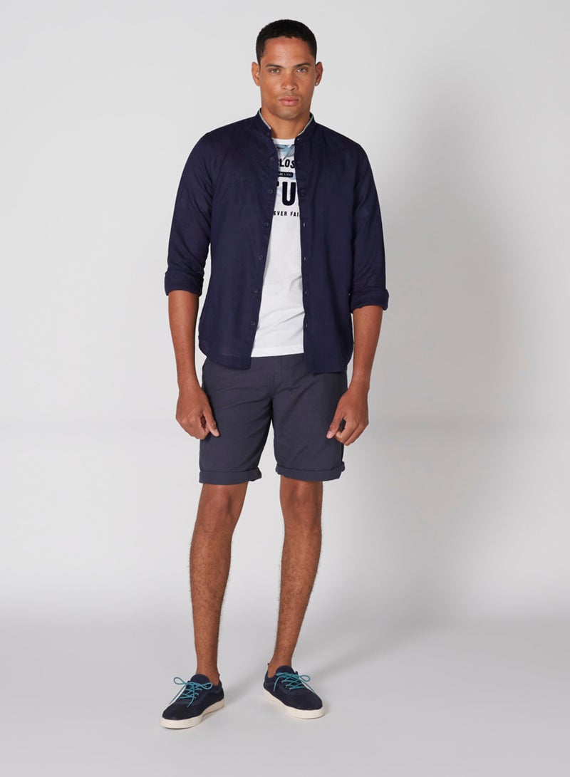 bossini Woven Shorts Blue  - Image 3