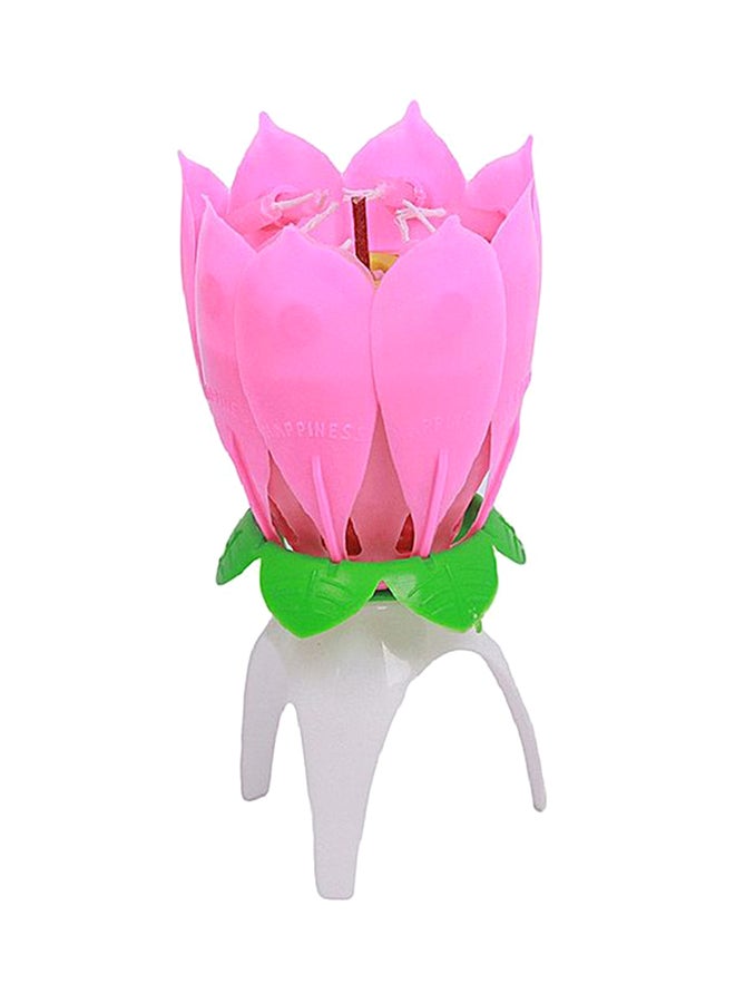 Lotus Flower Birthday Candle 