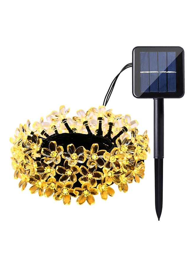 Waterproof Cherry Blossom Corded Solar String Lights Yellow/Black 7meter - v1531380479/N15696919A_1