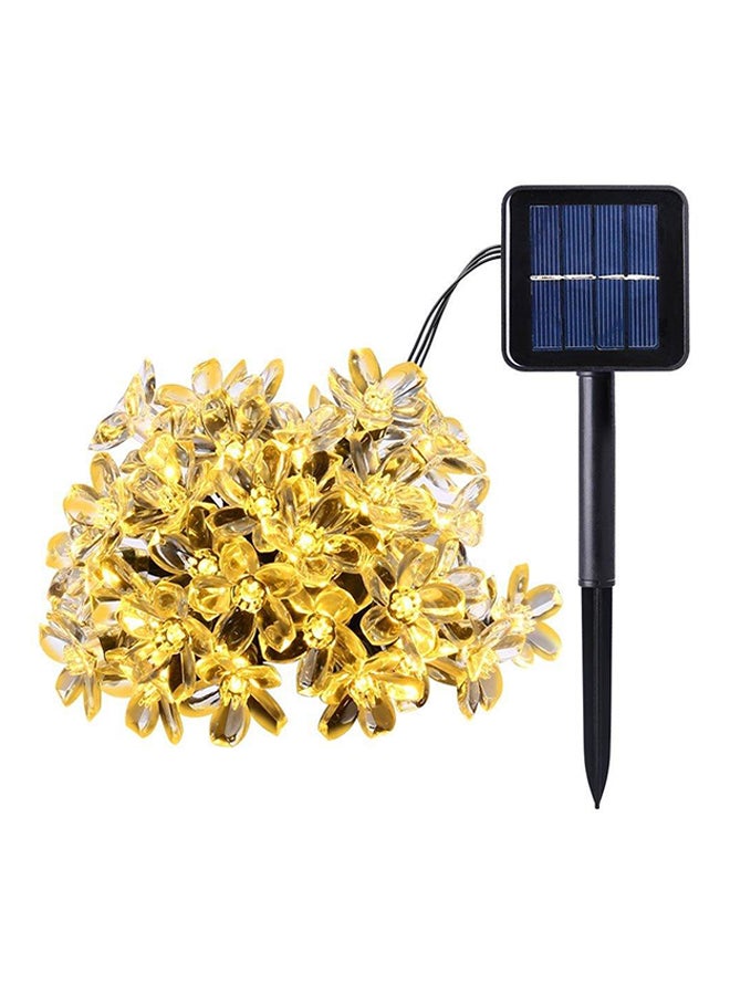 Waterproof Cherry Blossom Corded Solar String Lights Yellow/Black 7meter - v1531380480/N15696919A_2