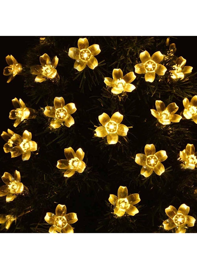 Waterproof Cherry Blossom Corded Solar String Lights Yellow/Black 7meter - v1531380481/N15696919A_3