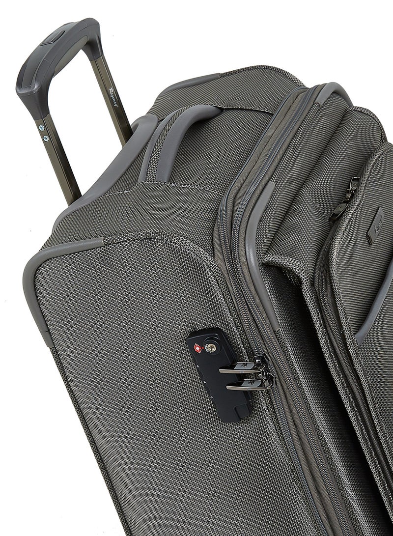 Regency - Softside Small Cabin Luggage Trolley Grey - Image 1