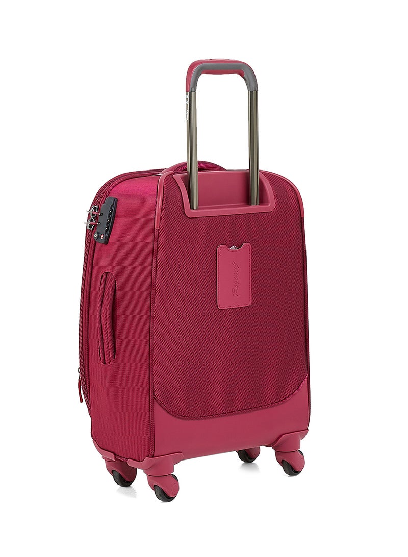 Regency Softside Small Cabin Luggage Trolley Strawberry Red - Image 2