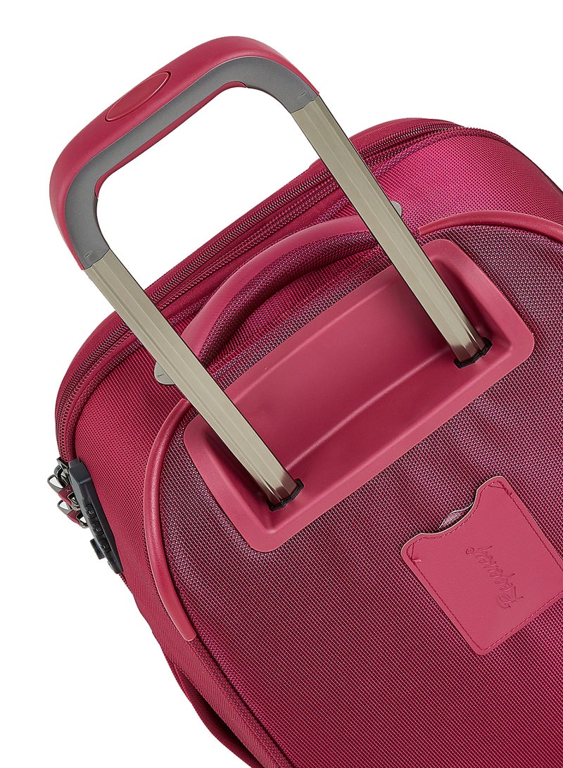 Regency Softside Small Cabin Luggage Trolley Strawberry Red - Image 3