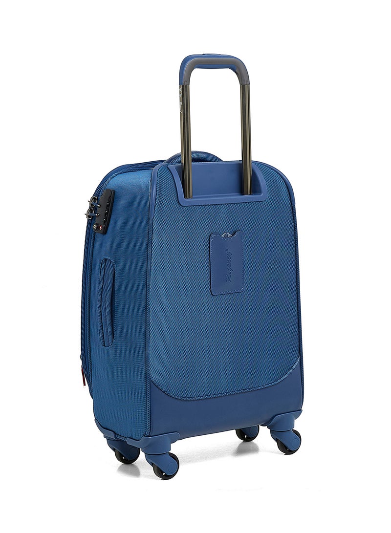 Regency Softside Small Cabin Luggage Trolley Royal Blue - Image 2
