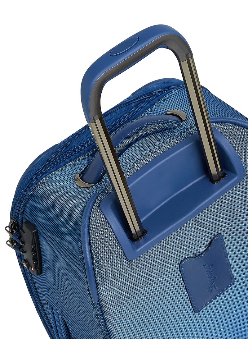 Regency Softside Small Cabin Luggage Trolley Royal Blue - Image 3