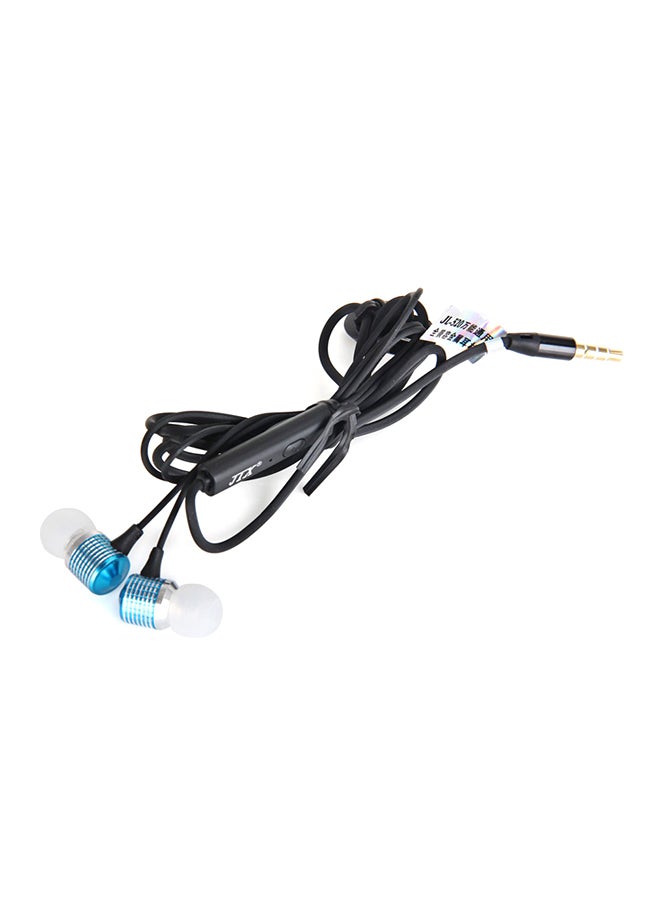 Perfect Sound Wired In-Ear Headset With Microphone Blue - Image 1