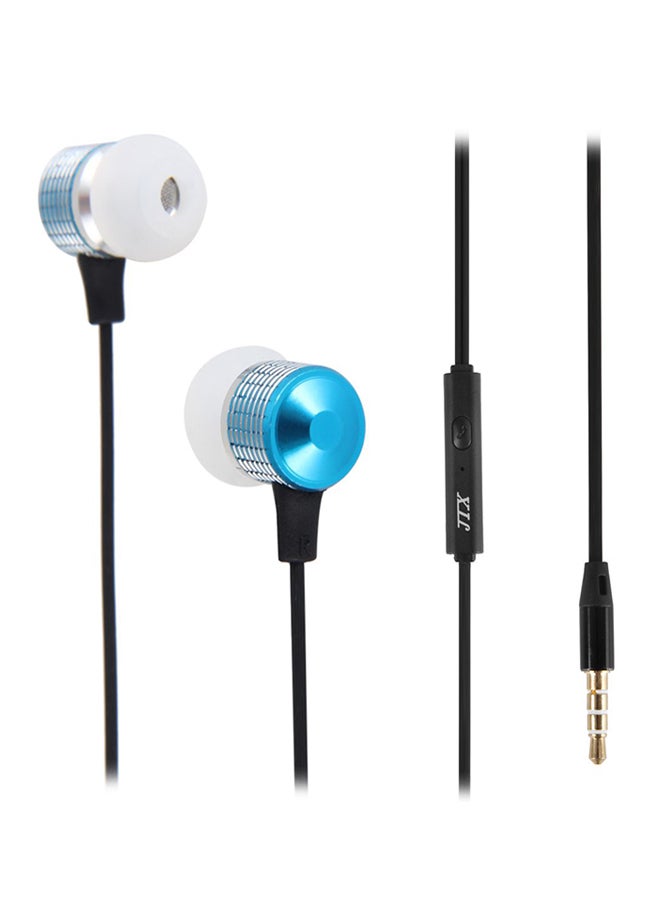 Perfect Sound Wired In-Ear Headset With Microphone Blue - Image 2