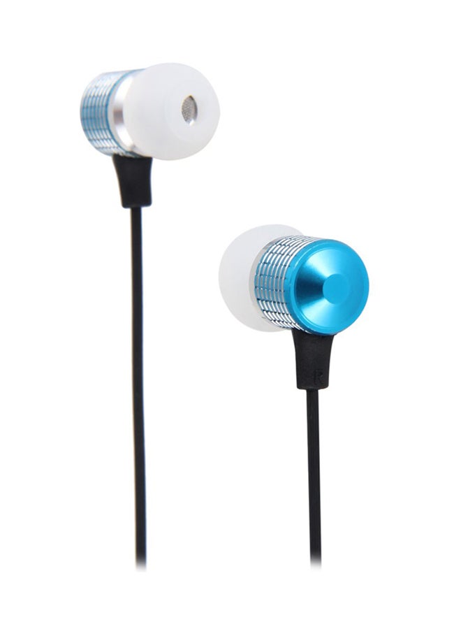 Perfect Sound Wired In-Ear Headset With Microphone Blue - Image 3