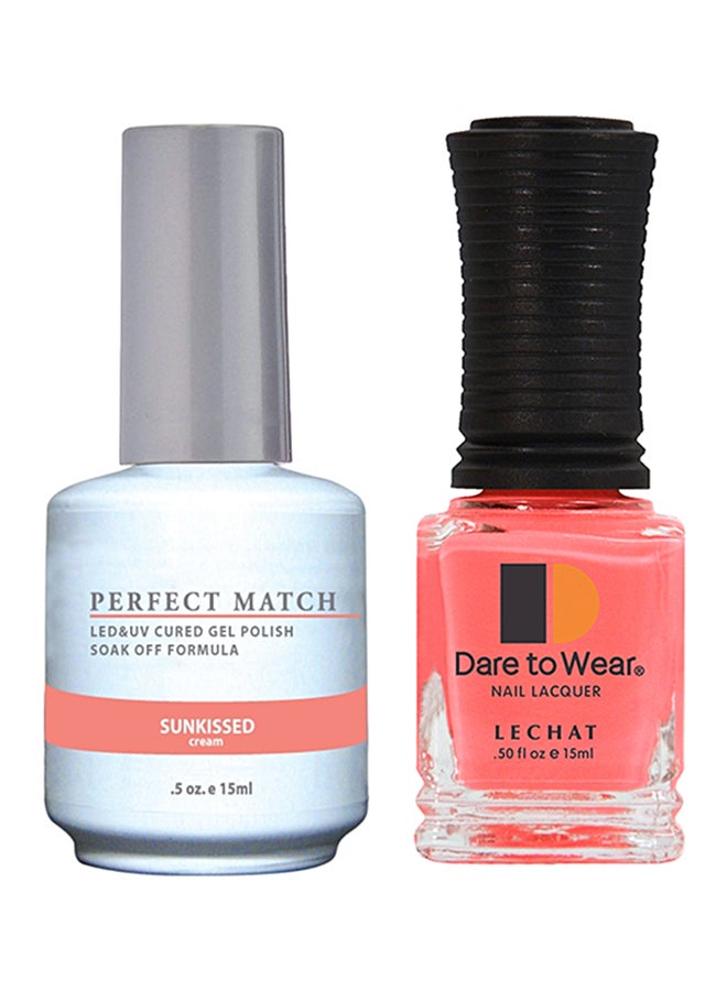 Lechat Perfect Match Gel Polish & Nail Lacquer Set Sunkissed - Image 1