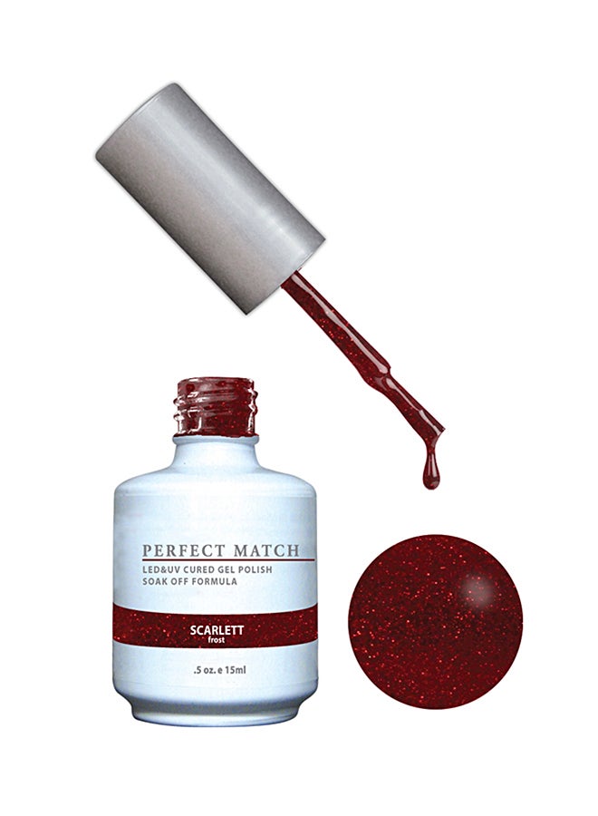 Lechat Perfect Match Gel Polish & Nail Lacquer Set Scarlet - Image 2