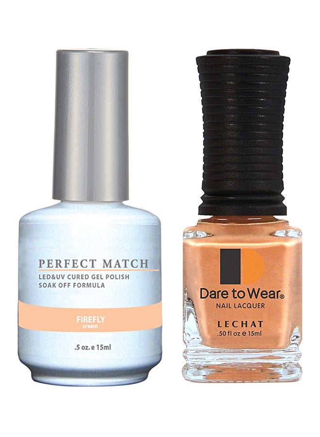 Lechat Perfect Match Gel Polish & Nail Lacquer Set Firefly - Image 1