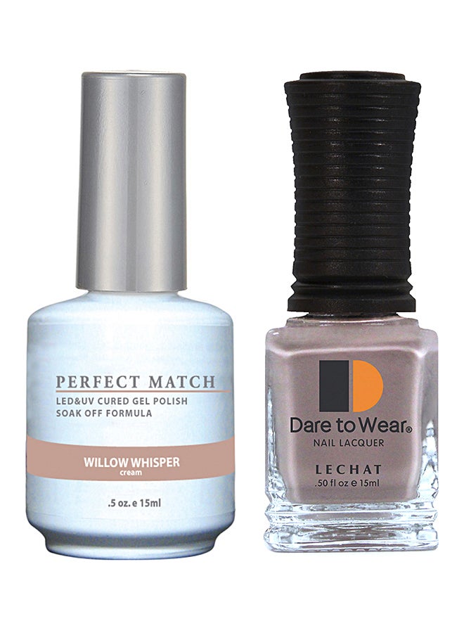 Lechat Perfect Match Gel Polish & Nail Lacquer Set Willow Whisper - Image 1