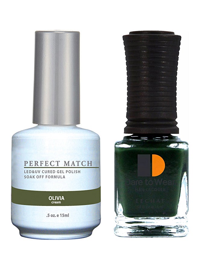 Lechat Perfect Match Gel Polish & Nail Lacquer Set Olivia - Image 1