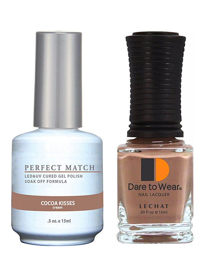 Lechat Perfect Match Gel Polish & Nail Lacquer Set Cocoa Kisses  - Image 1