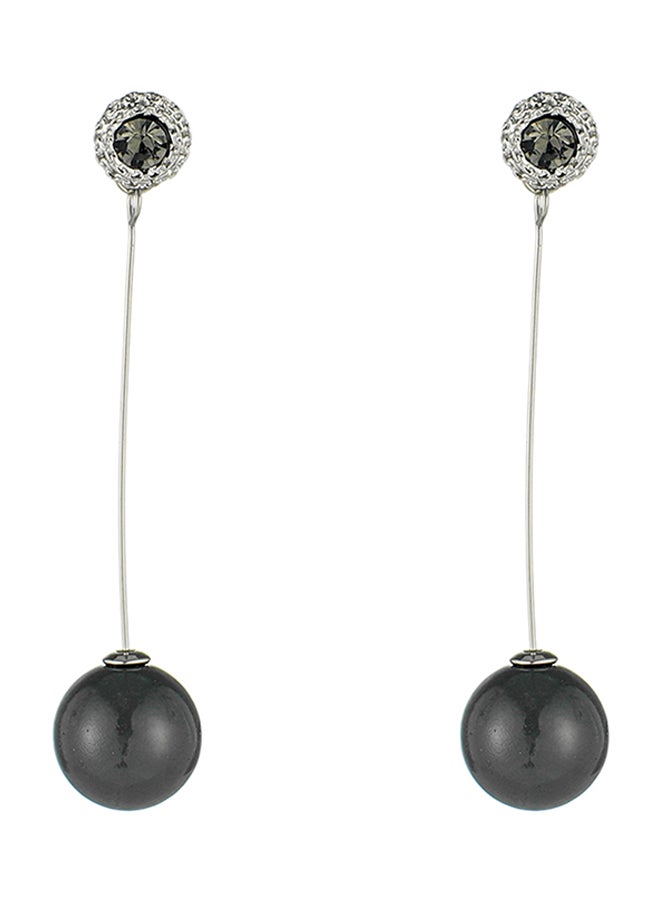 أقراط مصنوعة من خليطٍ معدني على شكل قطرة - Image 1