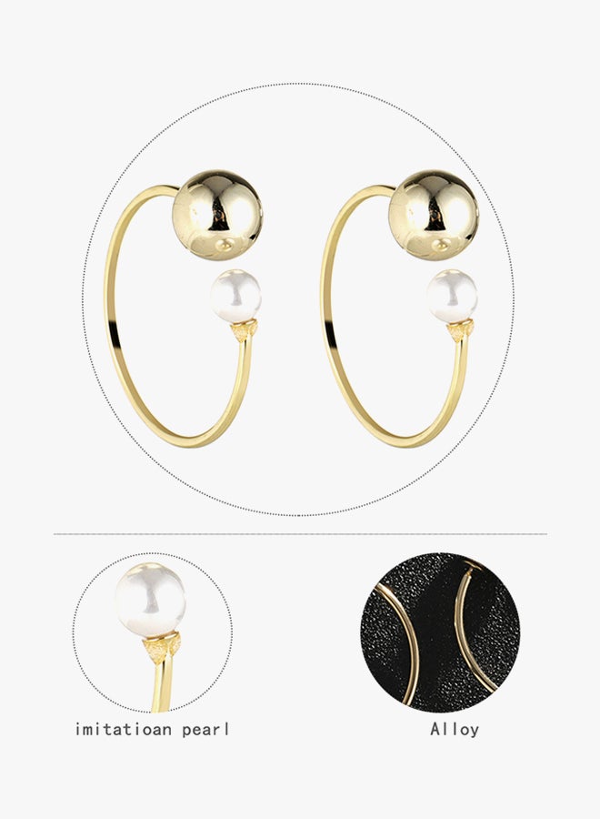 Generic - Elegant Design Hoop Earrings - Image 1