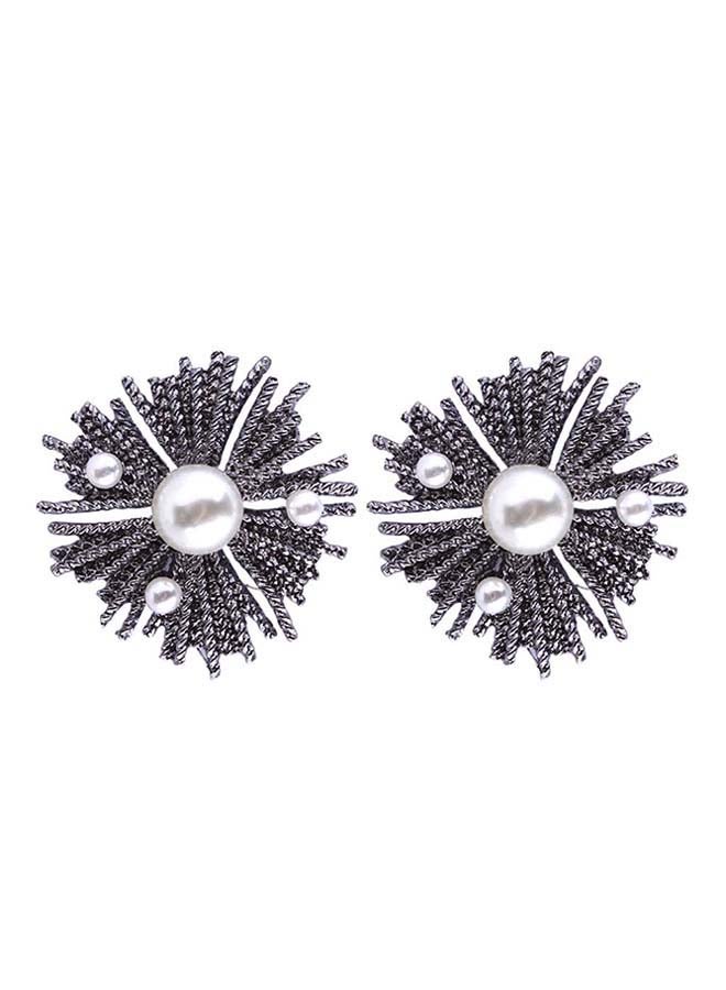 Alloy Stud Earrings - Image 1