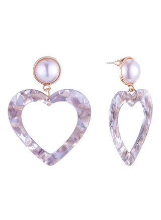 Pearl Studded Dangle Earrings - v1531392761/N15714247A_1
