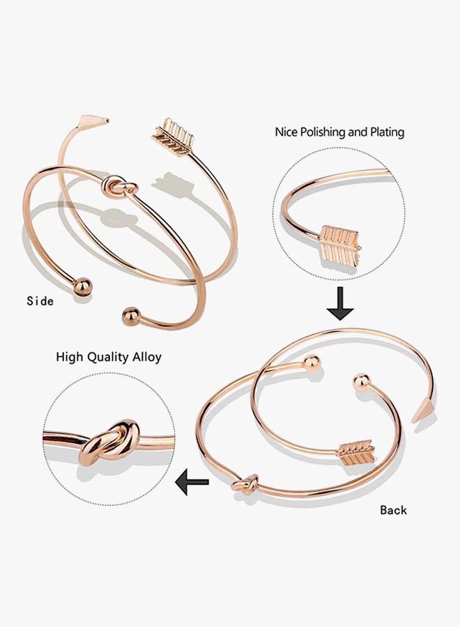 2-Piece Elegant Design Bangle Set  - Image 3