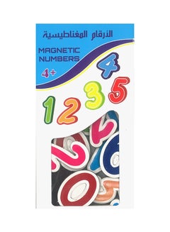 طقم أرقام مغناطيسي متعدد الألوان