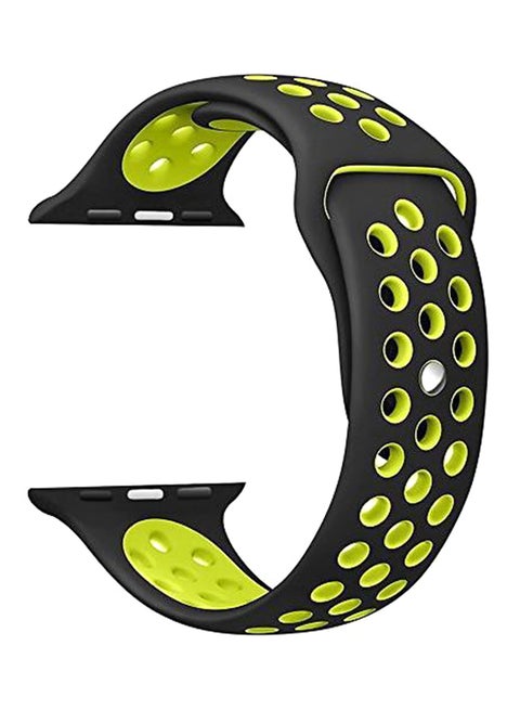 Replacement Band For Apple Watch Series 3/2/1 Sport Edition 38mm Green/Black