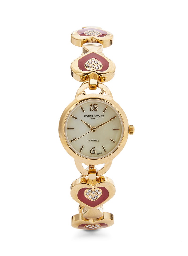 MOUNT ROYALE - women Stainless Steel Analog Watch 1593GP - Image 1
