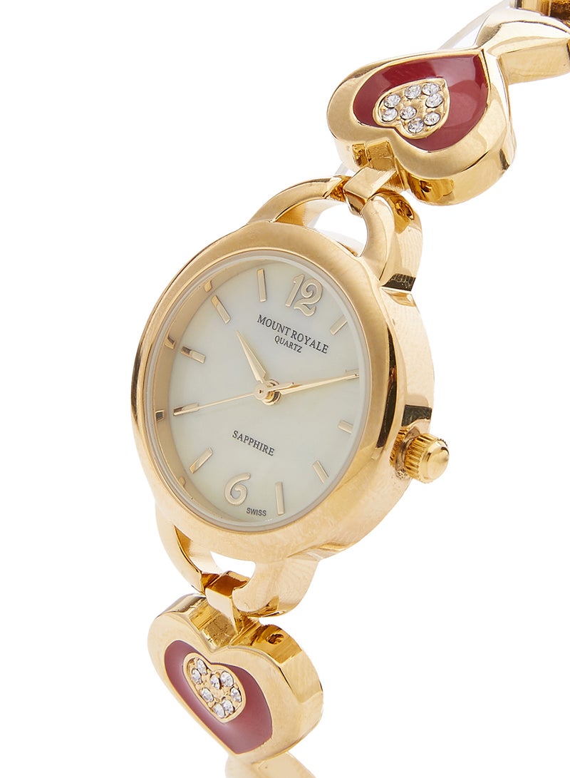 MOUNT ROYALE - women Stainless Steel Analog Watch 1593GP - Image 1