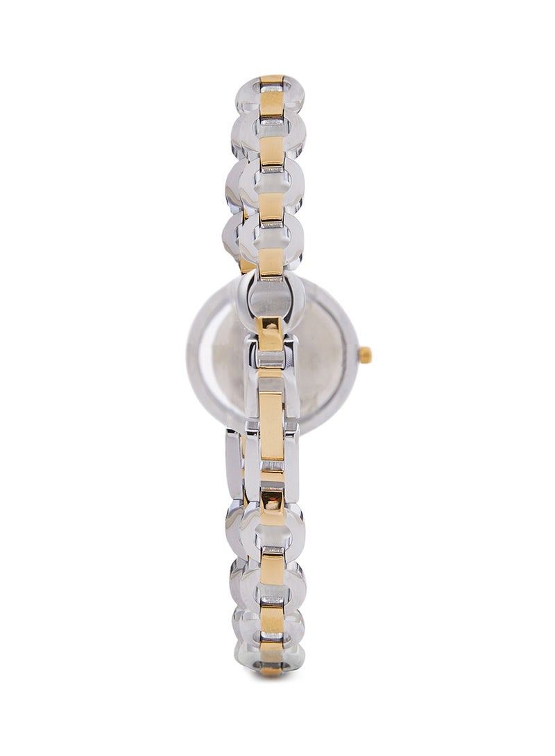 مونت رويال ساعة يد بعقارب وسوار من الستانلس ستيل طراز 1594TT للنساء - Image 2