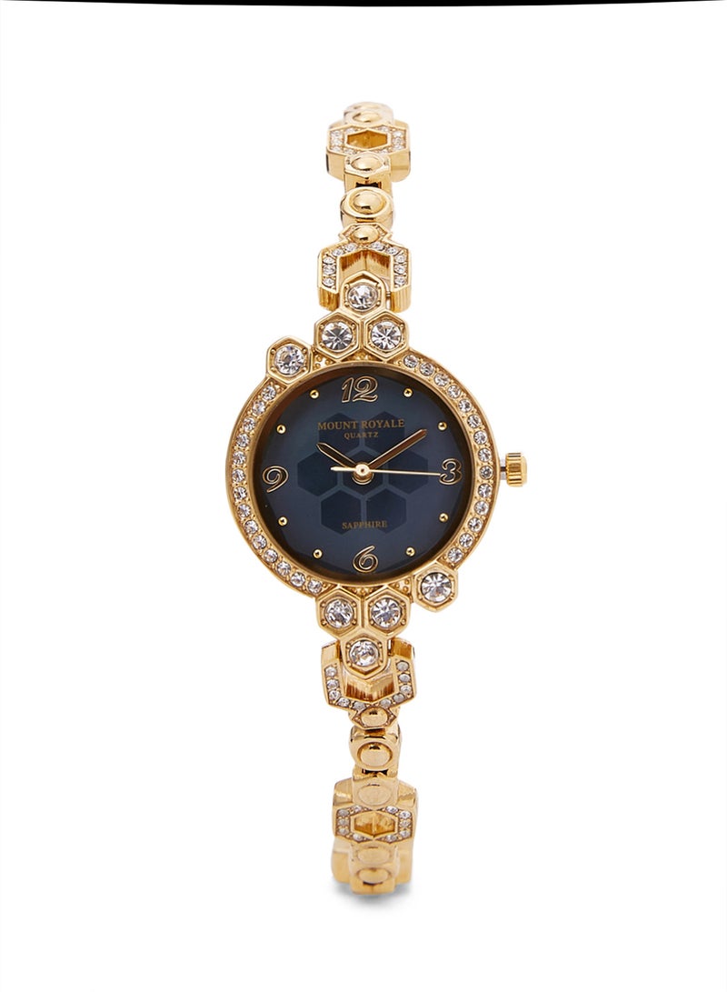 MOUNT ROYALE - women Stainless Steel Analog Watch 1596GPB - Image 1