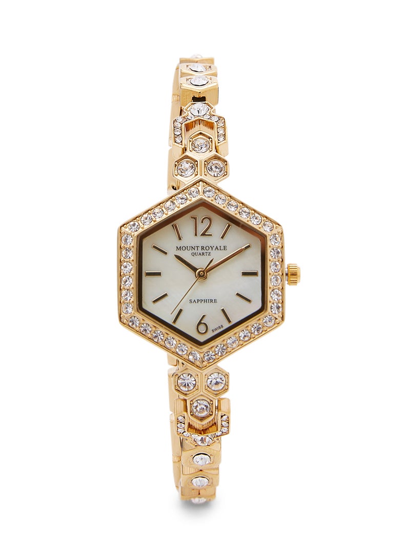 MOUNT ROYALE - women Stainless Steel Analog Watch 1597GP - Image 1