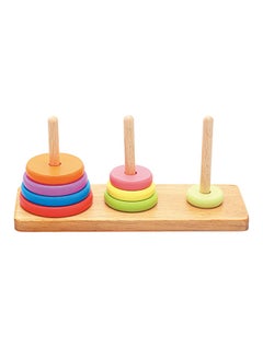 Alostoura Wooden Hanoi Tower Toy 20x9.2x6.7cm  - Image 1