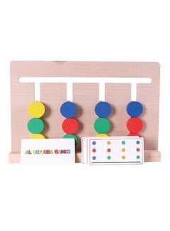 Alostoura Toys 4 Colors Wooden Educational 17.5 x 26.5cm  - Image 1