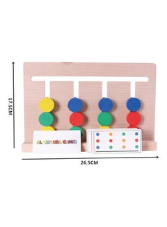 Alostoura Toys 4 Colors Wooden Educational 17.5 x 26.5cm  - Image 2