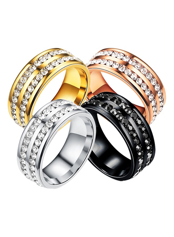 Amader Titanium Steel Anti-Allergy Simple Wedding Couples Ring - Image 2