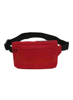 Zipper Closure Waistpack Red