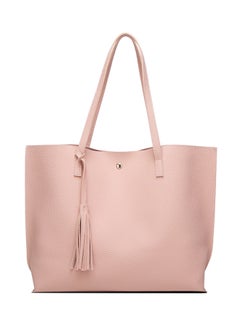 Tassel Design Tote Bag Pink