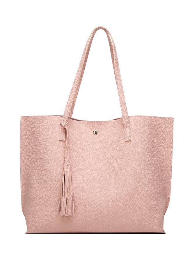 Generic - Tassel Design Tote Bag Pink - Image 1