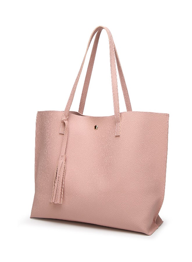 Generic - Tassel Design Tote Bag Pink - Image 1