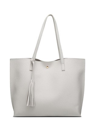 Tassel Design Tote Bag Grey - v1531809887/N15497415A_1
