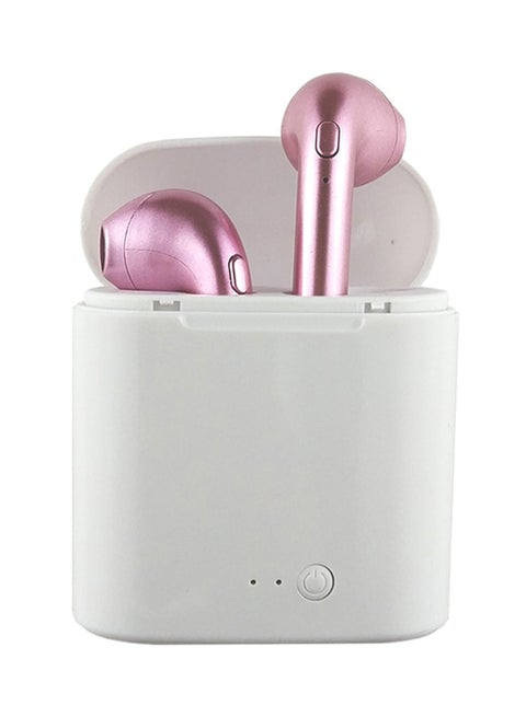 I7S Bluetooth In-Ear Headphones Rose Gold